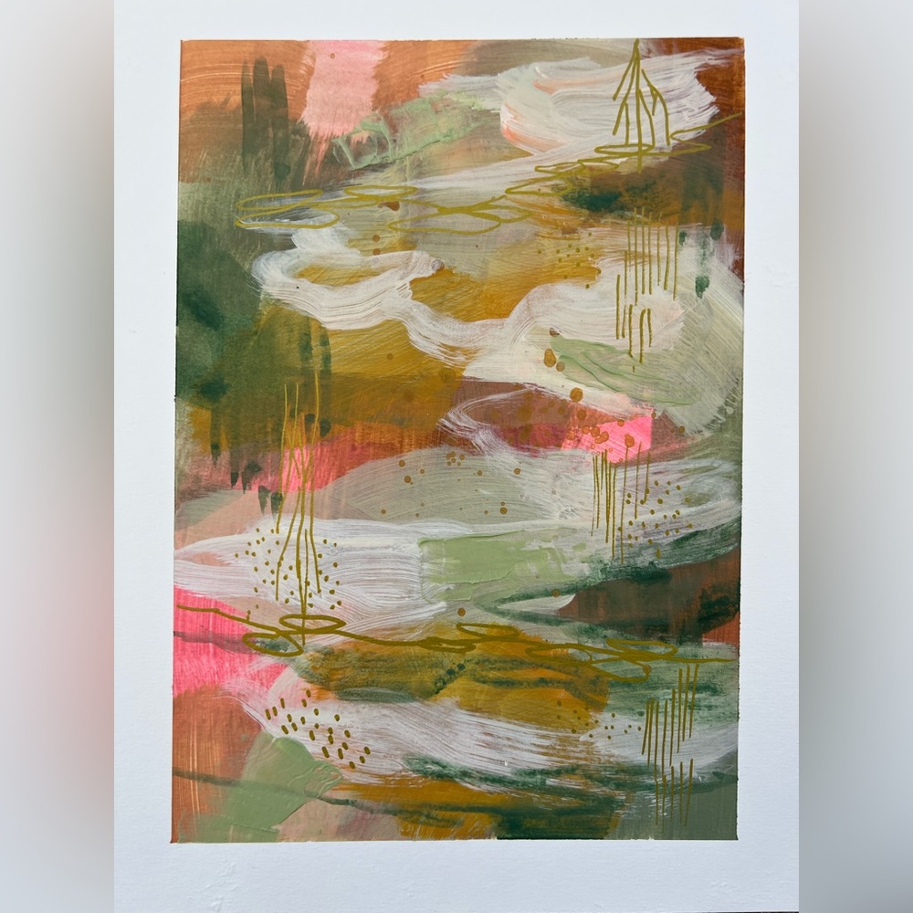 Original painting on paper board